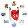 thumbnail image 6 of Kll I Love Dad Waterproof Foldable Laundry Hamper Bucket With Handles For Storage Bin,Kids Room,Home Organizer (Medium), 6 of 8