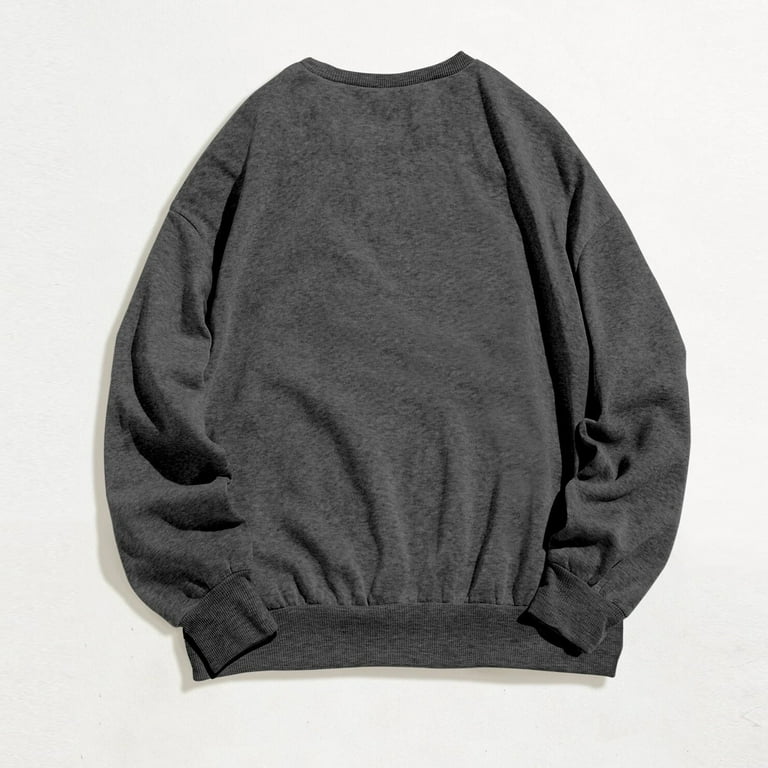 Winter Fall Sweaters Hoodies for Women Daily Print Sweatshirt Long Pullover Letter Print O Neck Printing Long Sleeve Skateboard Blouse Sweatshirts