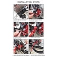 thumbnail image 1 of Ciclismo MTB Road Bike Kickstand de liberación rápida Soporte de estacionamiento ajustable Rack (Negro) Ehuebsd Para estrenar, 1 of 9