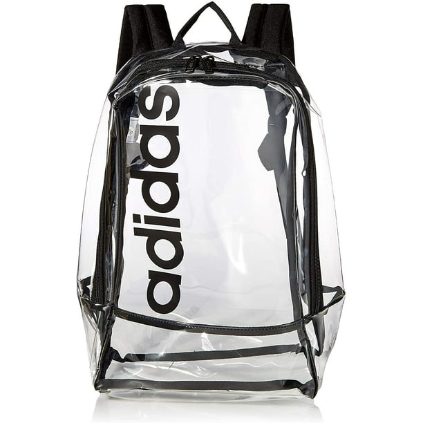 adidas Linear Backpack, Black Clear, One Size - Walmart.com