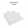thumbnail image 4 of Versatile Sofa Cover, Stretch Couch Cushion Covers Replacement, Anti-Slip Sofa Protection for L Shape And Single Seater Sofas, Highly Elastic And Durable (Dark Grey, 1 Seater), 4 of 7