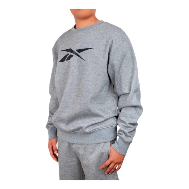 Sudadera Reebok Hombre Crewneck Gris Casual gris M