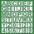 thumbnail image 1 of Plantillas de letras de 7 pulgadas Uxcell Plantillas de números Plantillas de alfabeto reutilizables Set de plantillas de números, Paquete de 36 en blanco, 1 of 5