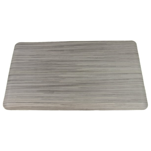 Cuisinart Stainless Steel Stripe Kitchen Comfort Mat, 20" x 38