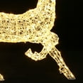 thumbnail image 5 of LuxenHome Outdoor Christmas Reindeer Decor, Lighted Holiday Yard Display with Timer, 5 of 8