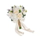 thumbnail image 5 of Ramo de novia para damas de honor, flores artificiales, flores de seda, flores falsas, novia sosteniendo flores para el día de San Valentín, 5 of 8