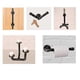 thumbnail image 4 of 1/2 Inches Malleable Cast Iron Pipe Flange, 1/2 Inches Black Pipe Threaded Pipe Nipples, 8 Pcs, 4 of 5
