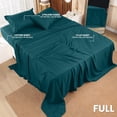 thumbnail image 2 of Juego de sábanas Utopia Bedding de microfibra totalmente cepillada, color verde azulado, 2 of 7