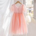 thumbnail image 7 of Toddler Girl Dresses Kids Mesh Formal Fashion Dress Stylish Party Leisure Spring Summer Kids Dress Pink, 7 of 7
