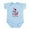 Sky Blue, variant on CafePress - Norway Viking Infant Bodysuit - Baby Light Bodysuit, Size Newborn - 24 Months