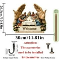 thumbnail image 3 of HHGBAD Disciples Wooden Religious Key Rack, Wall Art with Hand-Shaped Accents, Functional Key Holder with Hooks, Inspirational Home Decor for Entryway, Welcoming Message, 3 of 4
