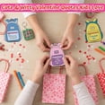 thumbnail image 2 of 4E’s Novelty Tic Tac Toe Valentine Cards with Keychains, 24 Pack Non-Candy Classroom Valentines for Kids, 2 of 8