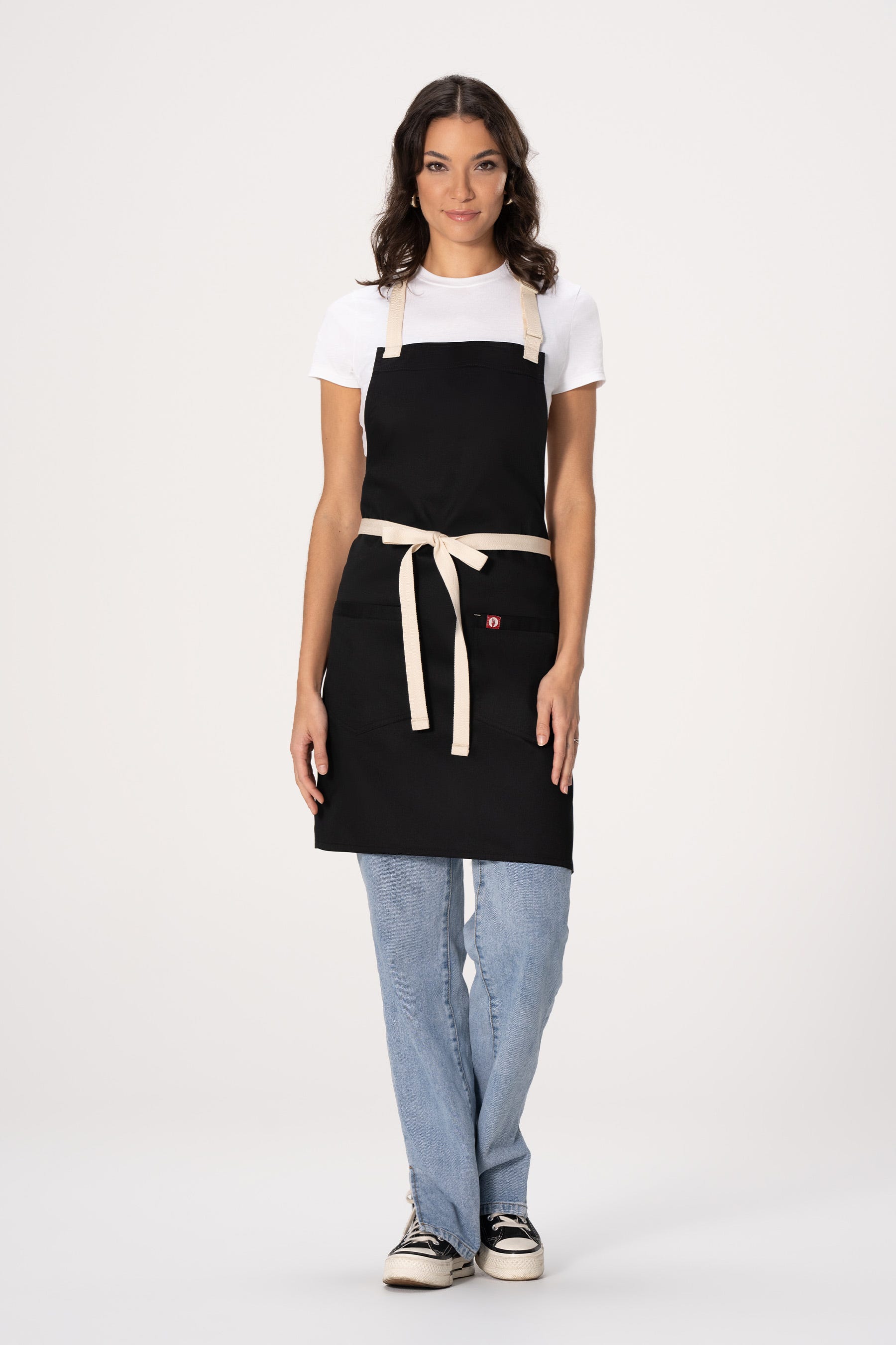 Chef Works Unisex Ridgewood Bib Apron (ABN07BLK0)