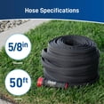 thumbnail image 2 of Orbit Pro 50 ft. x 5/8 in. Heavy Duty Fabric Garden Hose, 2 of 8