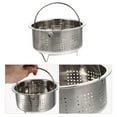 thumbnail image 4 of SHISUYAN Multi-use Vegetable Steamer Stainless Steel Steaming Basket For Vegetable Dumpling, 4 of 8