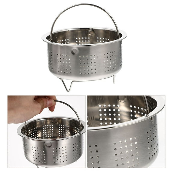 Squalise Multi-use Vegetable Steamer Stainless Steel Steaming Basket For Vegetable Dumpling