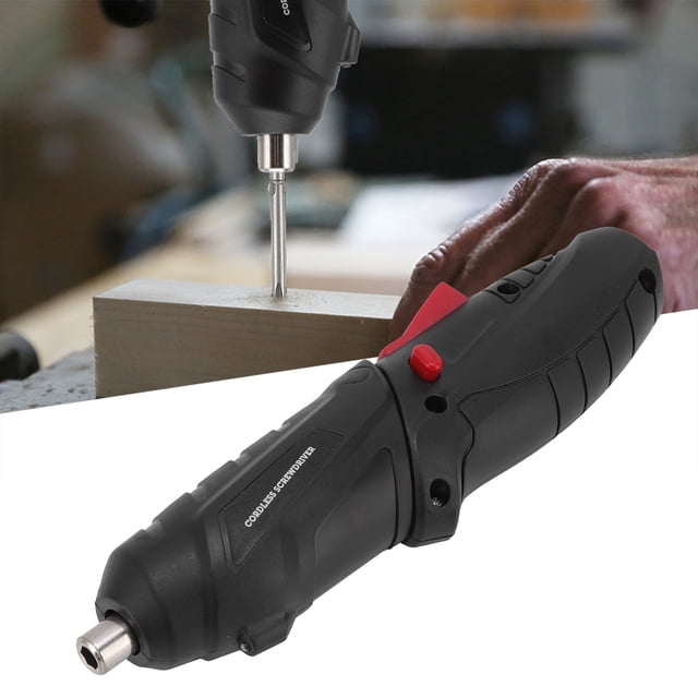 Juego de puntas de destornillador ANGGREK ABS Negro Batería de litio 1800 mah carga USB