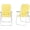 Yellow&white, variant on Webbed Lawn Chairs Set of 2, Foldable Metal Patio Chairs Stable Steel Outdoor Chair for Camping, Fishing, Beach, Poolside, Backyard and BBQ, Blue & white, 21 IN