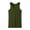 Army Green, variant on ZVNAΖH Big and Tall Men's Cotton Undershirts Tank Tops Sleeveless Plain Summer Vest Athletic Gym Layering T-Shirt, Slim Fit, Single Pack, 1X-3X, Gray