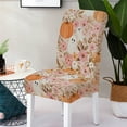 thumbnail image 6 of Stretch Halloween Chair Cover - Spooky Print Elastic Seat Slipcover Universal Fit Dining Office Chair Protector Washable Decor(Beige), 6 of 6