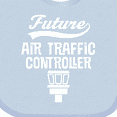 thumbnail image 4 of Inktastic Future Air Traffic Controller Boys or Girls Baby Bib, 4 of 4