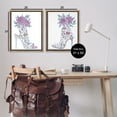 thumbnail image 4 of Stupell Industries Floral Stiletto Heel Boots Fashion Painting Brown Floater Framed Canvas Art Print Wall Art, 31 x 25, Set of 2, 4 of 10