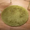 thumbnail image 2 of Advancent Alfombras mullidas antideslizantes, alfombra peluda, alfombra para el suelo, habitación, hogar, dormitorio, alfombra redonda Decoración del hogar Pasto verde 0.8 m, 2 of 3