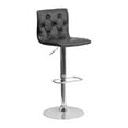 thumbnail image 2 of Heavenly Collection <br>Tabouret Réglable en Cuir Noir, 2 of 2