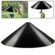 thumbnail image 4 of Cúpula protectora para comederos de pájaros, comederos de pájaros, protector deflector, comedero de jardín, cubierta contra la lluvia Estilo de varilla, 4 of 9