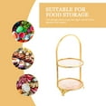 thumbnail image 4 of MLINS Metal Dessert Stand 2pcs Portable Cake Holder Tiered Dessert Tray, 4 of 6