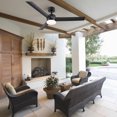 thumbnail image 5 of Bestco 52in Black Modern LED Ceiling Fan with Remote Control, 5 of 10