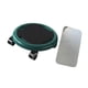 thumbnail image 5 of Rodillo de entrenamiento abdominal con discos deslizantes para ejercicios en casa. Verde, 5 of 8