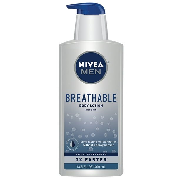 Uitdrukking Etna Avondeten NIVEA MEN Breathable Body Lotion, 13.5 Fl Oz Bottle - Walmart.com