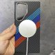 thumbnail image 4 of For Samsung Galaxy S24 Ultra Case Compatible with MagSafe Carbon Fiber Texture Water-Transfer PC Pho, 4 of 5