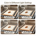 thumbnail image 7 of ODIKA 8'x10' Washable Area Rug Halloween Plaid Pumpkin Striped Border Door Doormat Layering for Living Room, Under Sectional, Family , Durable, Non-Slip, 7 of 7