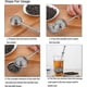 thumbnail image 3 of 1 Pcs Retractable Tea Strainer With Handle, Stainless Spherical Tea Ball, Push Style Tea Strainer, For Loose Tea, Spices, Egg Liquid And Oil Residue (, 3 of 5