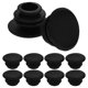 thumbnail image 5 of BRIGHTFUFU 10 piezas 22 mm manillar de bicicleta tapones de extremo de barra para agarre de carretera montaña BMX MTB (negro), 5 of 8