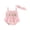 Pink, variant on BemeyourBBs Newborn Baby Girl Summer Clothes Smocked Bubble Romper One Piece Outfit 0 3 6 12 18 Months Strap Sleeveless Ice Cream Embroidery Plaid Gingham Bodysuit with Bow Hairband