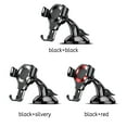 thumbnail image 1 of Car Gravity 360 Degree Rotation Phone Holder Universal Mobile Phones Suction Support Aluminium Alloy Stand Bracket Tool Black and Black, 1 of 9