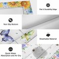 thumbnail image 5 of Spring Flowers Outdoor Rug 5x8 Ft, Non Slip Washable Area Rug, Watercolor Sunflowers Daisy Butterflies Wood Patio Rugs Carpet Runner, Large Floor Mat for Indoor/Outdoor Deck Porch Camping, 5 of 8