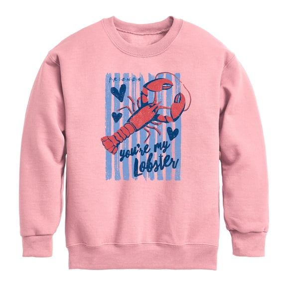 Friends - You're My Lobster - Youth Boys Crew Fleece Sweatshirt