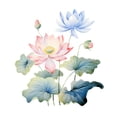 thumbnail image 4 of Etiqueta de la pared,Pegatina de pared de loto decoración del hogar impermeable,Calcomanía de pared para sala de estar Etiqueta artística de flores elegantes,Calcomanía de pared Fácil, 4 of 8