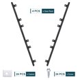 thumbnail image 3 of Uxcell Nylon Gear Rack, 4 Pack Total 6.6 ft Heavy Duty Reinforced Racks with Mounting Hardware Straight Gear, 3 of 8