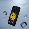 thumbnail image 5 of DistinctInk Tough Case for Apple iPhone 15 (6.1" Screen), Compatible with MagSafe Charging - Life Is Short - Smile, 5 of 6