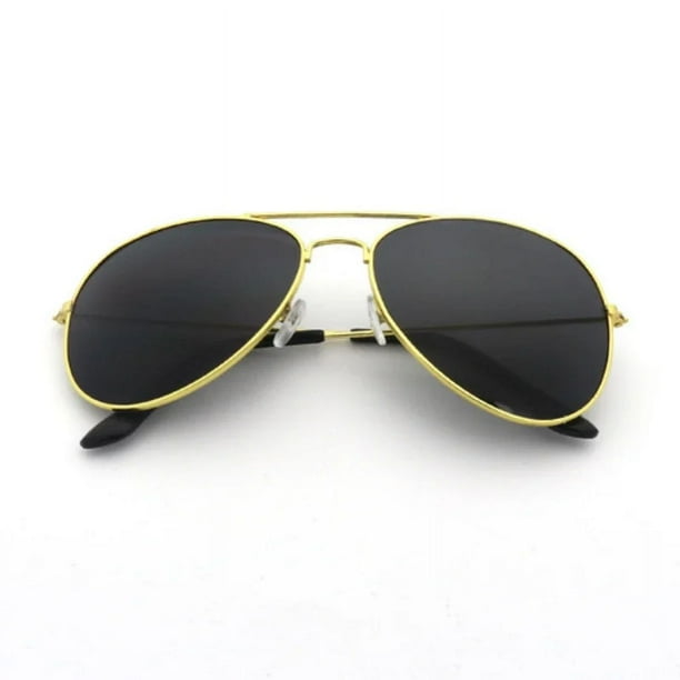 Gafas de sol de moda para mujer y hombre, estilo piloto, redondas, con degradado y espejo, para mujer