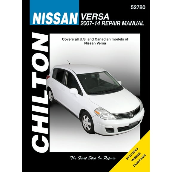 Nissan covering all Versa models (2007-14) Chilton Repair Manual (USA) ^