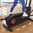thumbnail image 3 of MERACH Self-Powered Elliptical Machine for Home, 19” Extended Stride, Smart Auto Resistance for Efficient Calorie Burn, 400 lb Capacity, No Plug Needed, Quiet Cardio Trainer, 3 of 14