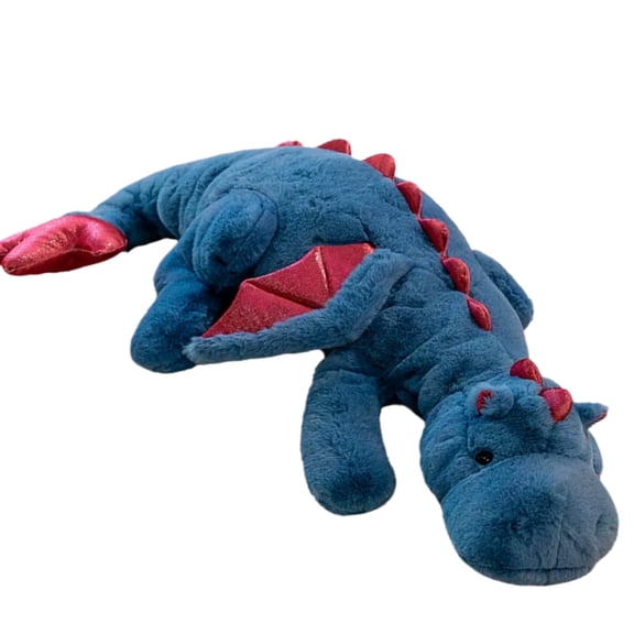 WISHRUN 28-Inch Big Stuffed Animals, Blue Flying Dragon Plush Pillow for Girls and Boys, Super Soft Cuddle Buddy, Perfect Holiday Gift
