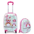 thumbnail image 1 of Costway 2PCS 12" 16" Kids Luggage Set Suitcase Backpack School Travel Trolley ABS, 1 of 10