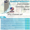 thumbnail image 4 of QualityPerfection Can Cooler Sleeves Slim Neoprene 12oz Can Holder Set of 2 No More Bull, 4 of 7